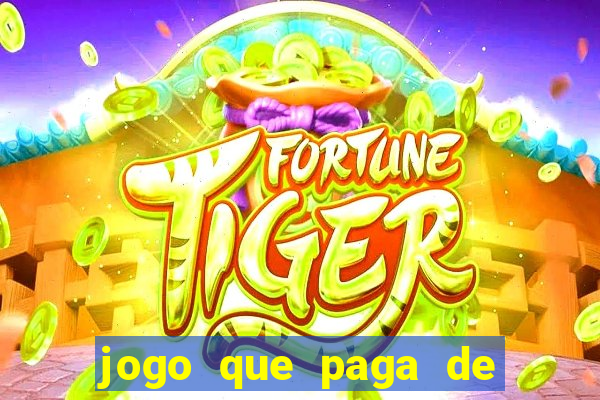 jogo que paga de verdade no pix