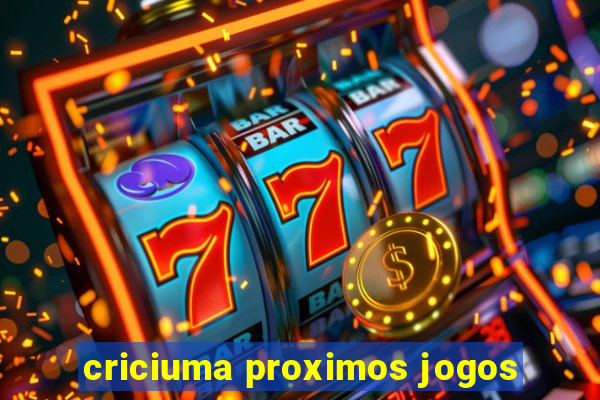 criciuma proximos jogos