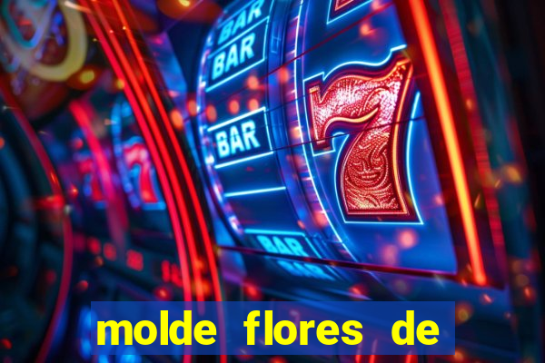 molde flores de papel para imprimir