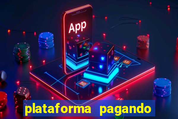 plataforma pagando fortune tiger