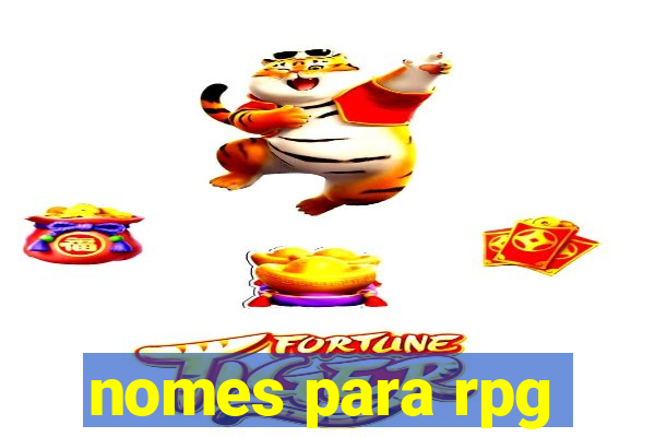 nomes para rpg