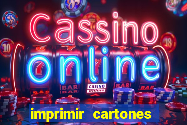 imprimir cartones de bingo