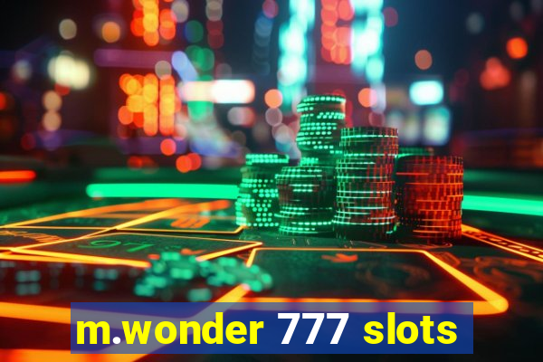 m.wonder 777 slots