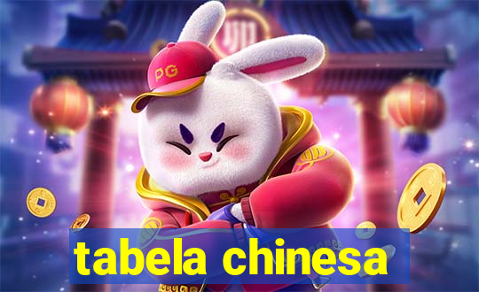 tabela chinesa