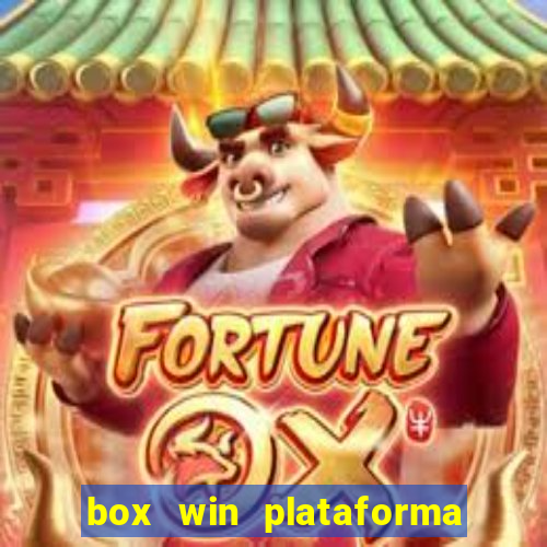 box win plataforma de jogos