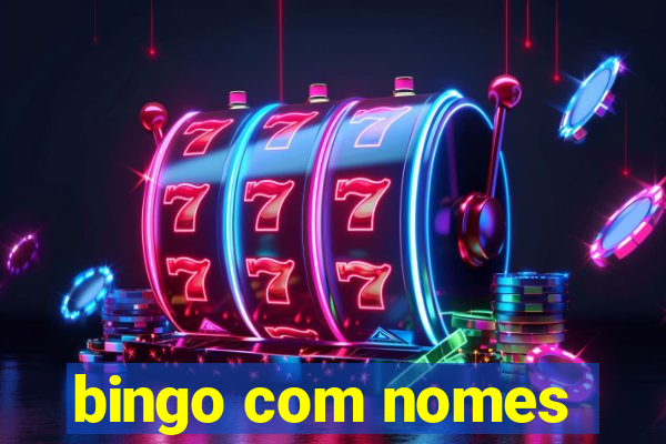 bingo com nomes