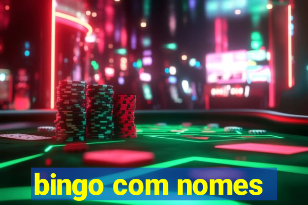 bingo com nomes