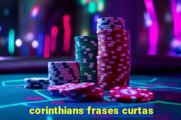 corinthians frases curtas