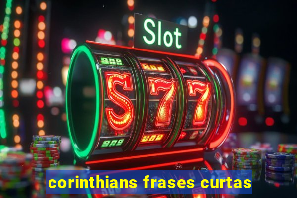 corinthians frases curtas