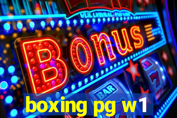 boxing pg w1