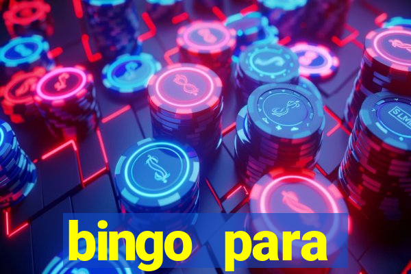 bingo para despedida de solteira para imprimir