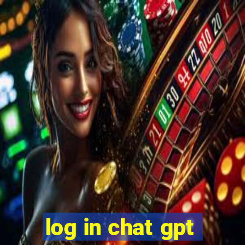 log in chat gpt