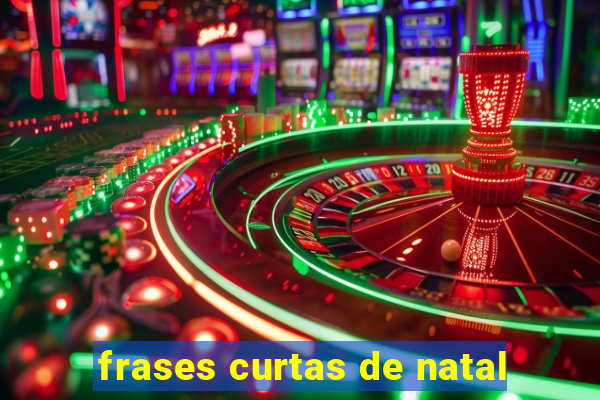 frases curtas de natal