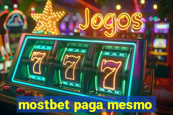 mostbet paga mesmo